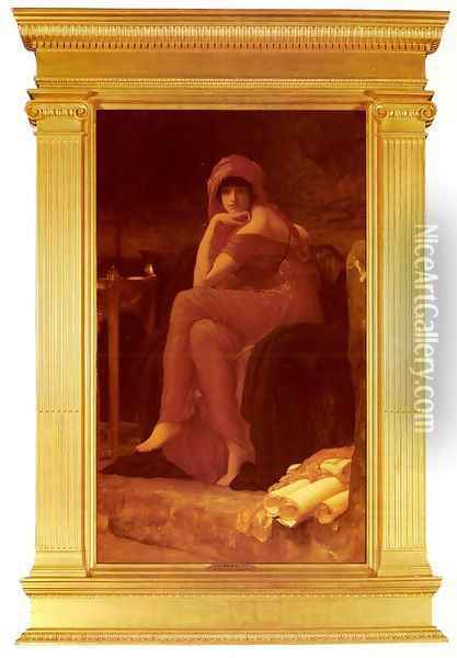 Sibyl Oil Painting - Lord Frederick Leighton