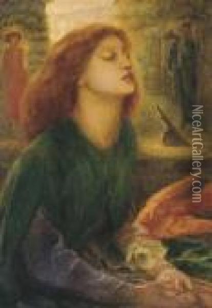 Beata Beatrix Oil Painting - Dante Gabriel Rossetti