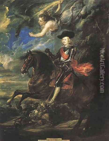 The Cardinal Infante c. 1634 Oil Painting - Peter Paul Rubens