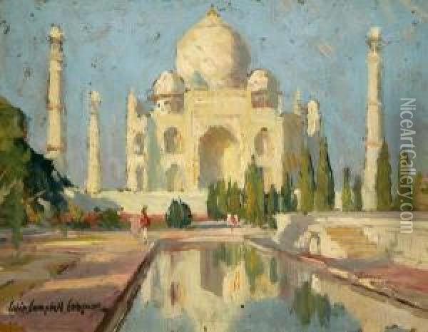 Taj Mahal Oil Painting - Colin Campbell Cooper