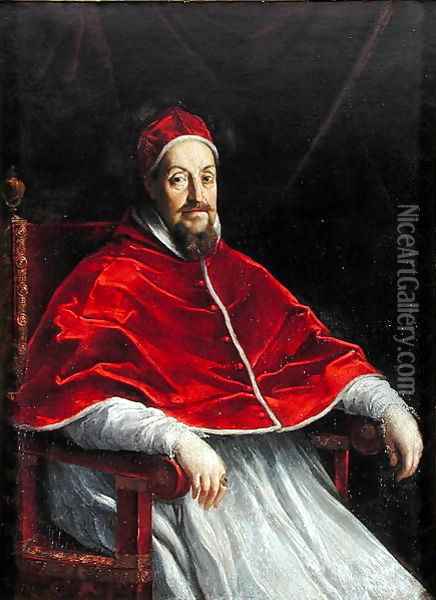 Portrait of Pope Gregory XV Oil Painting - Guido Reni