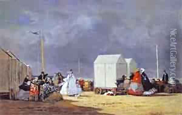 Approaching Storm 1864 Oil Painting - Eugene Boudin