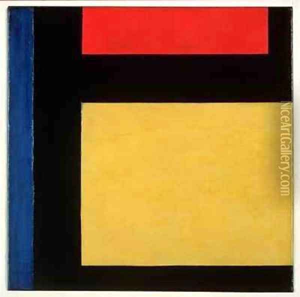 Contra compositie Oil Painting - Theo van Doesburg