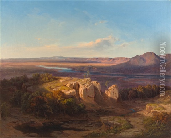 Die Quelle Oil Painting - Leopold Rottmann