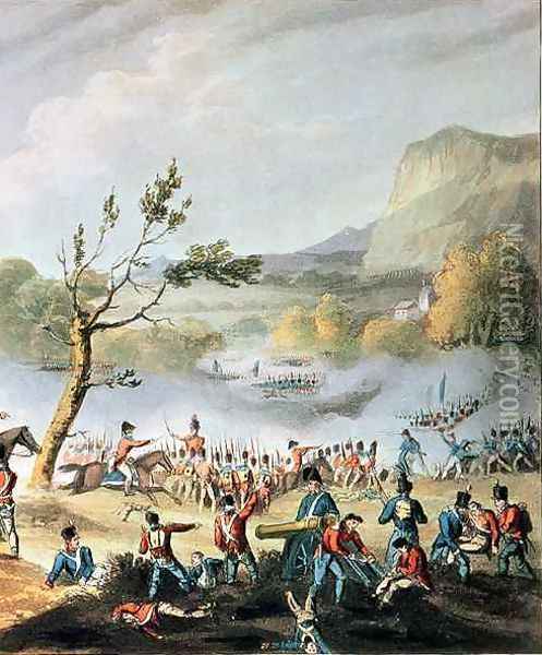 Battle of Maida Oil Painting - William Heath