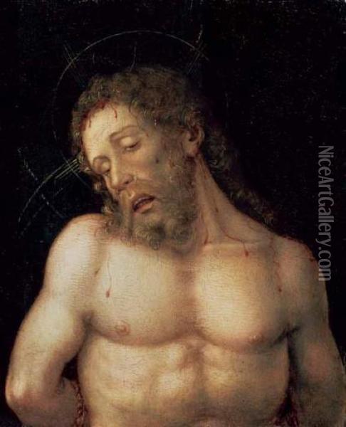 Cristo Alla Colonna Oil Painting - Liberale Da Verona