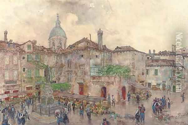 Ragusa, Sicily Oil Painting - Karl Pippich