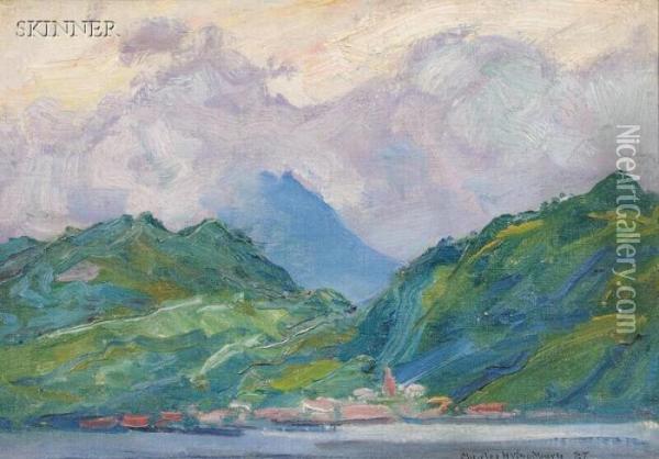 Dominica Oil Painting - Charles Herbert Woodbury