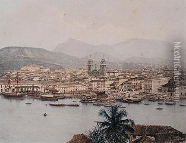 Panorama De Rio De Janeiro Oil Painting - Philippe Benoist