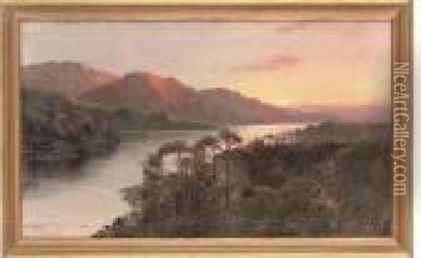 The Pass Of The Trossachs Oil Painting - Alfred de Breanski