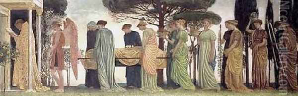 The Death of the Year Oil Painting - Walter Crane