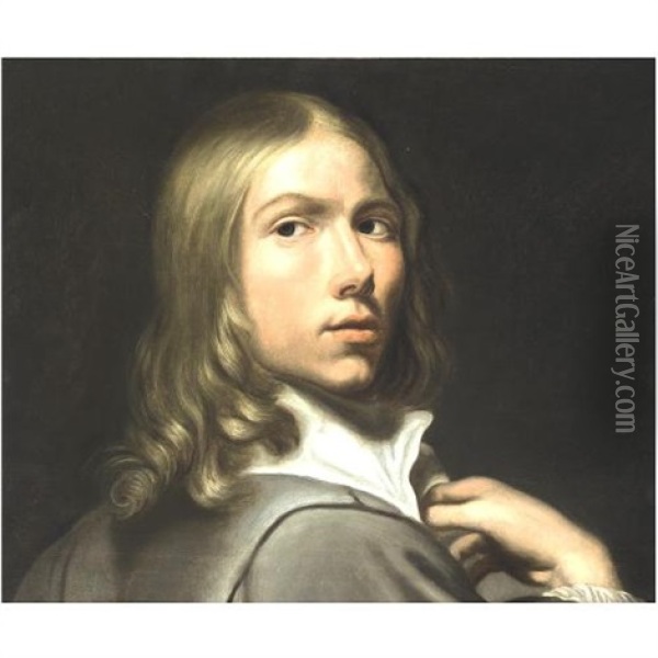 Portrait Of A Young Boy Oil Painting - Jacob Oost the Elder