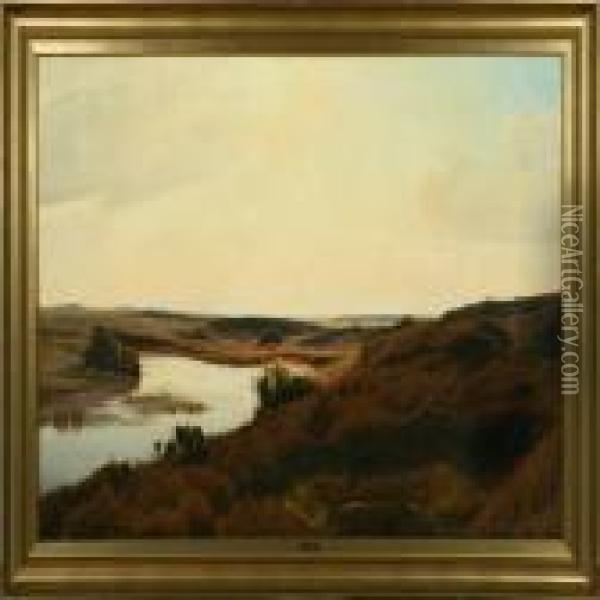 Landscape Oil Painting - Emil Winnerwald