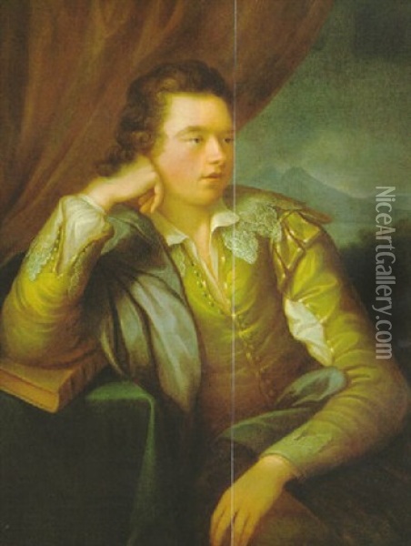 Bildnis Von John Campbell, 4th Earl And 1st Marquis Of Bendalbane Oil Painting - Angelika Kauffmann