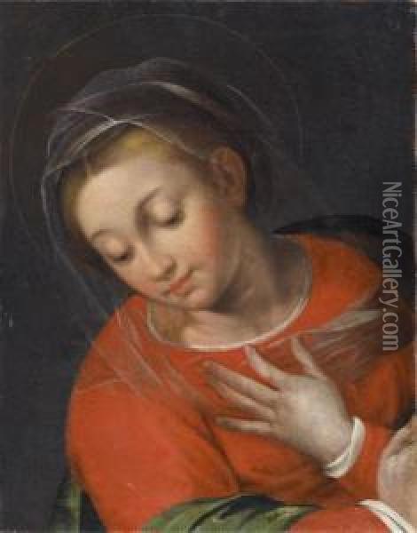 The Virgin Mary Oil Painting - Scipione Pulzone
