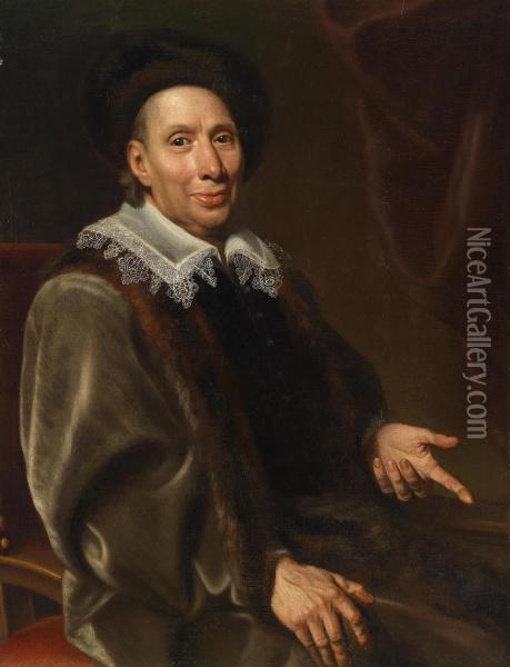 Portrait Of Johann Michael Von Gotter Oil Painting - Johann Kupetzki