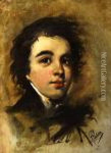 Portrait Of A Young Man Oil Painting - Sir Thomas Lawrence