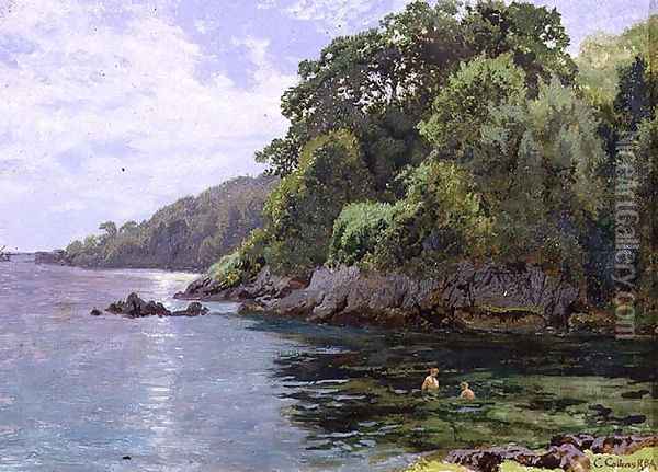 Cawsand Bay Oil Painting - Charles Collins