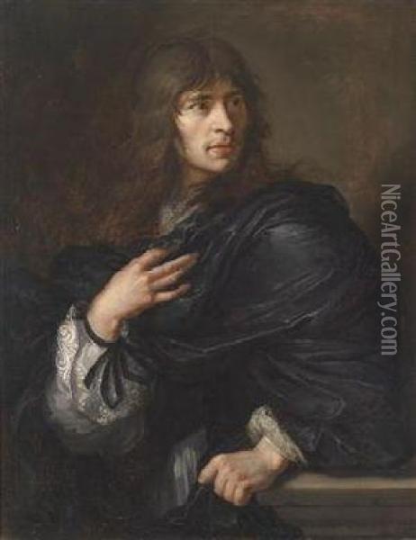 Portrait Of A Young Man Oil Painting - Sir Anthony Van Dyck