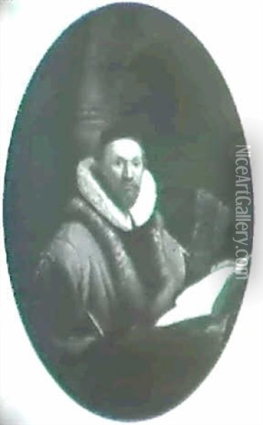 Portrait Of Johannes Uyitenbogaert Oil Painting -  Rembrandt van Rijn