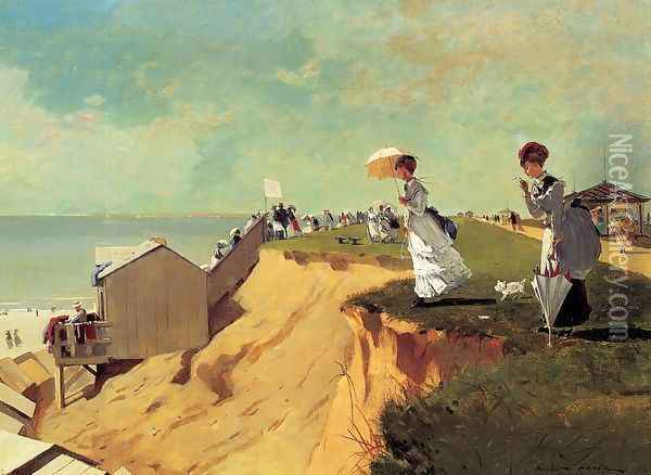 Long Branch, New Jersey Oil Painting - Winslow Homer