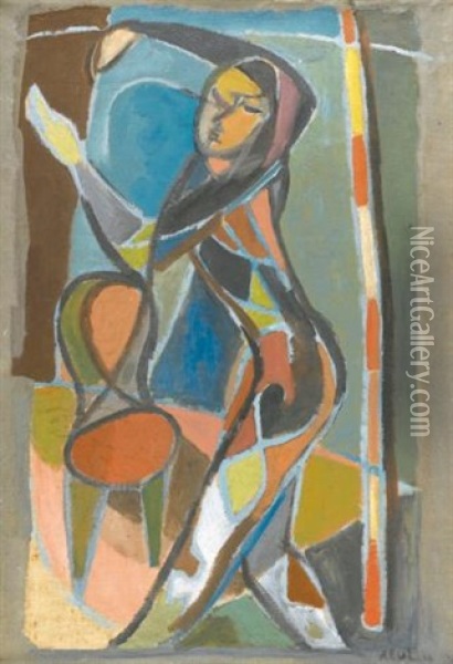 Dancer Oil Painting - Vaslav Fomich Nijinsky
