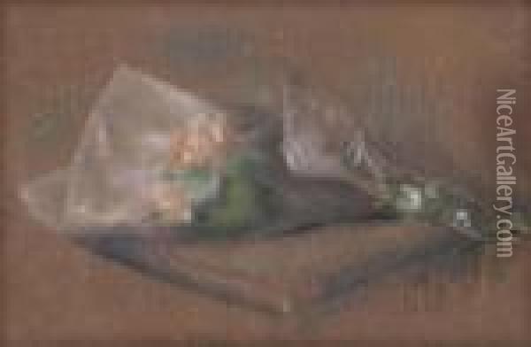 Le Bouquet De Fleurs Oil Painting - Julio Gonzalez