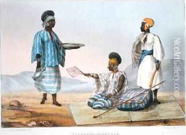 Negresses of Soudan 2 Oil Painting - Captain George Francis Lyon