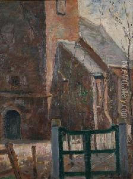 Kerk Te Veere Oil Painting - Hendrick De Smeth