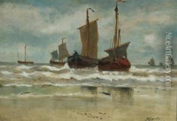 Marine Oil Painting - Auguste Henri Musin