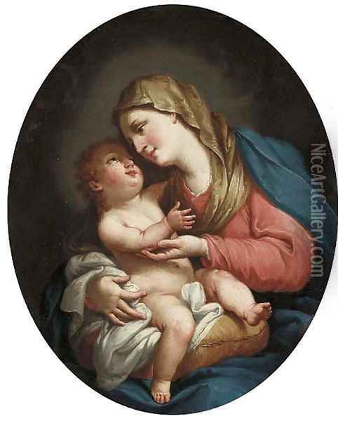 The Madonna and Child Oil Painting - Francesco Fernandi