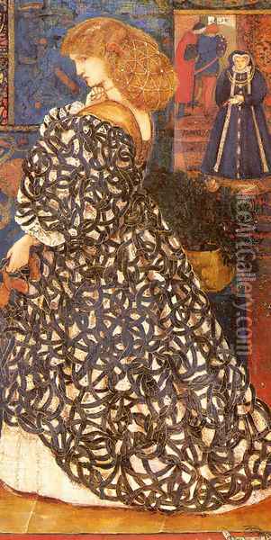 Sidonia von Bork Oil Painting - Sir Edward Coley Burne-Jones