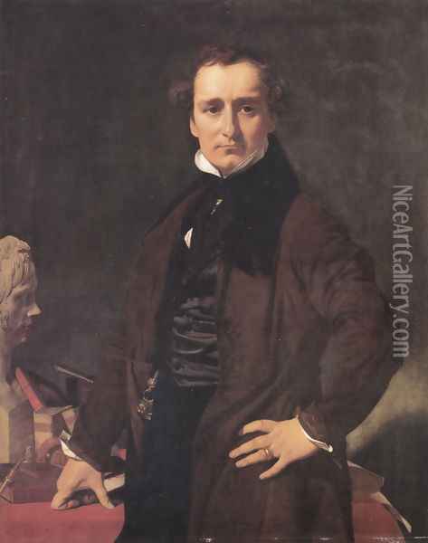 Lorenzo Bartolini Oil Painting - Jean Auguste Dominique Ingres