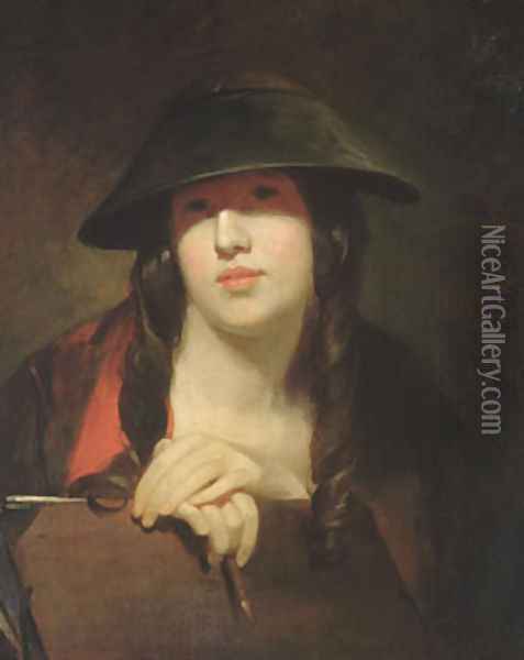 The Student Oil Painting - Thomas Sully