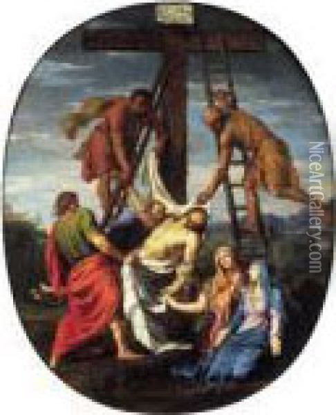 Descente De Croix Oil Painting - Jean-Baptiste De Champaigne