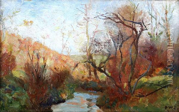 A Bright Morning In November Oil Painting - Frederick William Jackson