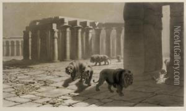 Persepolis Oil Painting - Frederick Stacpoole