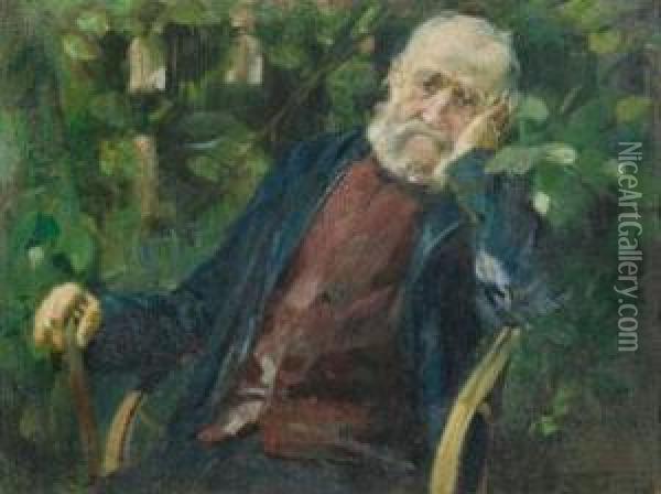 Portrat Eines Alteren Herrn Oil Painting - Otto Rauth