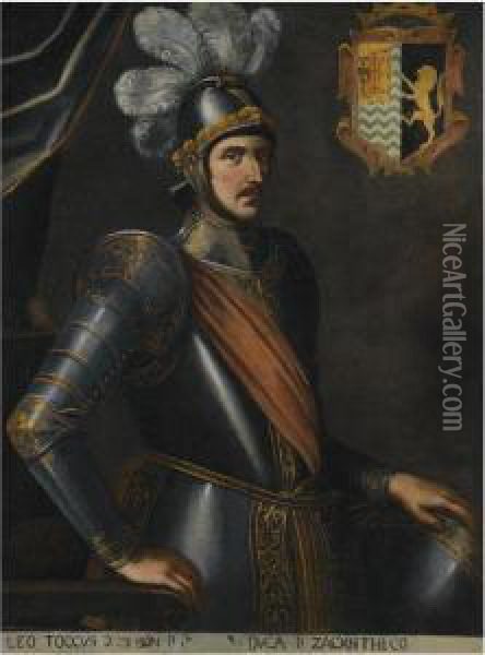 Leonardo Di Tocco, Duke Of Zakynthos Oil Painting - Carlo Sellitto