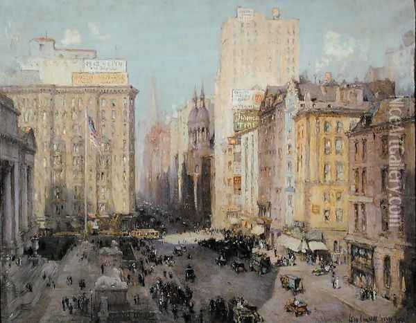 Fifth Avenue, New York, 1913 Oil Painting - Colin Campbell Cooper