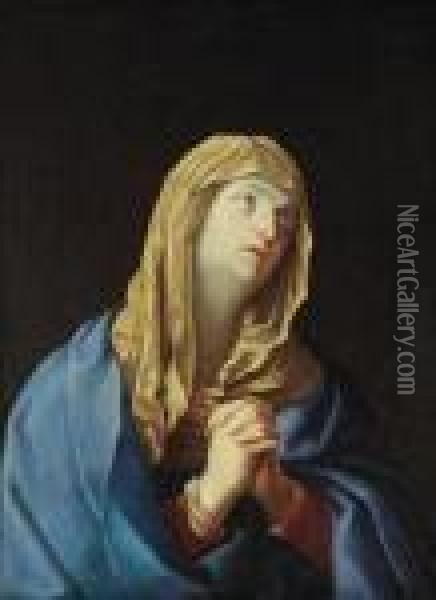 The Madonna Praying Oil Painting - Guido Reni