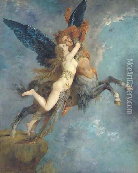 La Chimere Oil Painting - Gustave Moreau