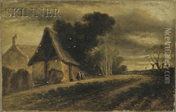 Landscape In Norfolk Oil Painting - John Crome the Elder