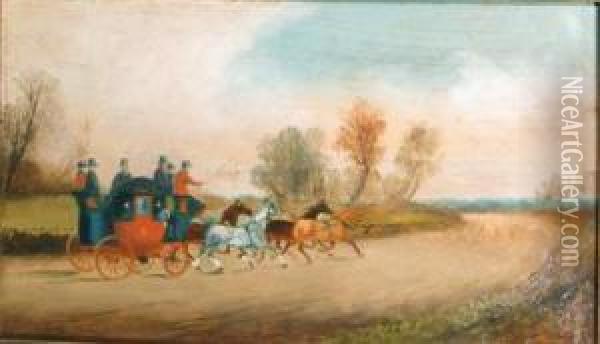 Carriage Scenes Oil Painting - Philip H. Rideout
