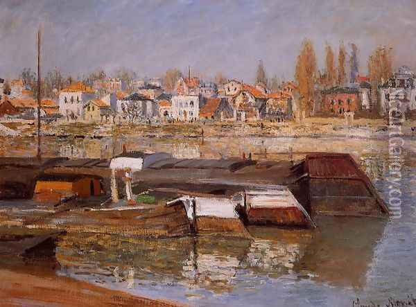 The Seine At Asnieres Oil Painting - Claude Oscar Monet