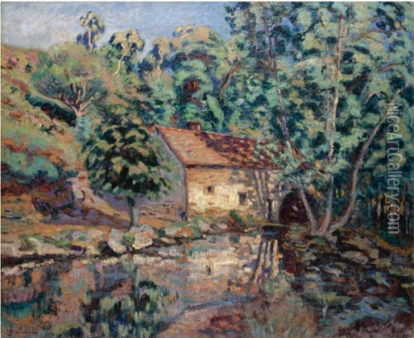 Property From The Collection Of Paul R. And Mary Haas
 

 
 
 

 
 Moulin Bouchardon, Crozant Oil Painting - Armand Guillaumin