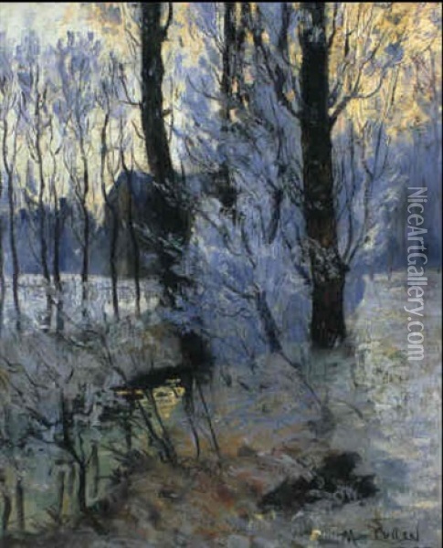 Givre, France Oil Painting - Maurice Galbraith Cullen