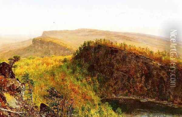 Indian Encampment Oil Painting - Thomas Worthington Whittredge