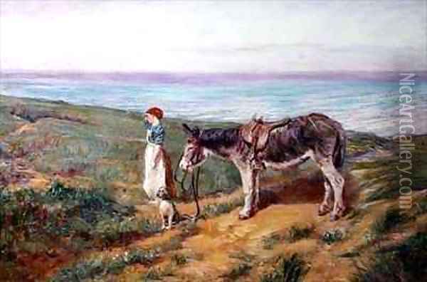 Faraway Sights Oil Painting - Augustus H. Fox