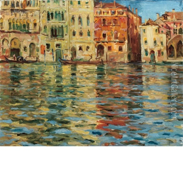 Venice Oil Painting - Louis Aston Knight